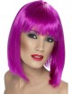 Peluca neon fucsia - Disfraces Ducaval