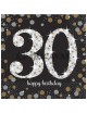 Servilletas celebración 30 años oro | Ducaval | Envío 24/48h