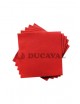 Servilleta rojo 20x20 2c 100ud