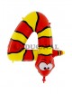 Globo foil serpiente nº 4 101cm.