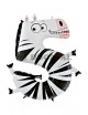Globo foil zebra nº 5 101cm.