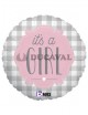 Globo foil it´s  a girl