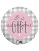 Globo foil it´s  a girl