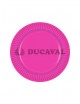 Platos cartón fucsia 23cm 8ud| Ducaval | Envío 24/48h