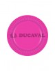 Platos cartón fucsia 23cm 8ud| Ducaval | Envío 24/48h