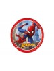 Platos de spiderman 20cm 8u.