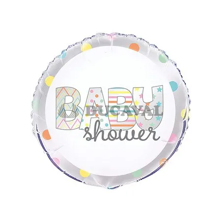 Globo foil redondo baby shower 18