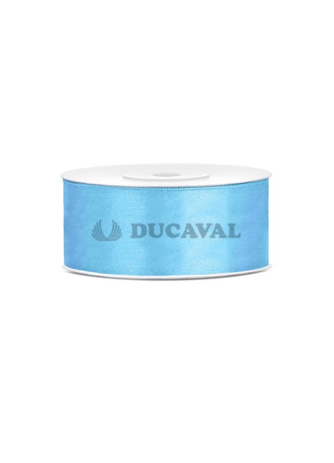 Cinta azul claro satín 2.5cmX25m  Disfraces Ducaval