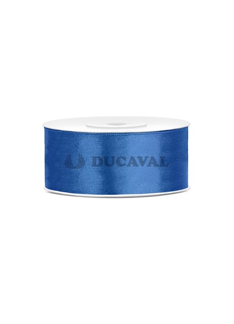 Cinta azul oscuro satín 2.5cmX25m  Disfraces Ducaval