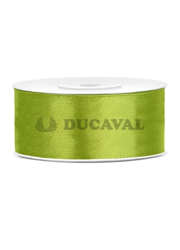Cinta verde manzana satín 2.5cmX25m  Disfraces Ducaval