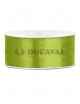 Cinta verde manzana satín 2.5cmX25m  Disfraces Ducaval