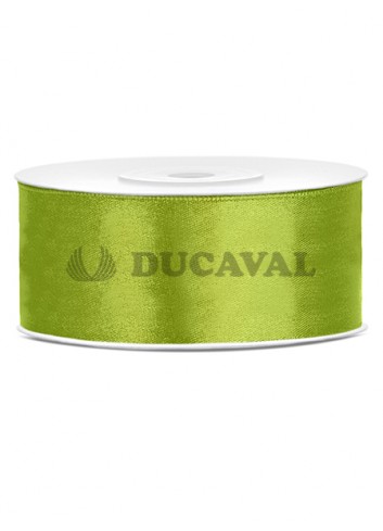 Cinta verde manzana satín 2.5cmX25m  Disfraces Ducaval