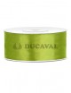 Cinta verde manzana satín 2.5cmX25m  Disfraces Ducaval
