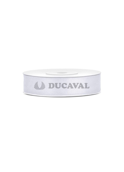 Cinta blanco satín 1.2cmX25m  Disfraces Ducaval