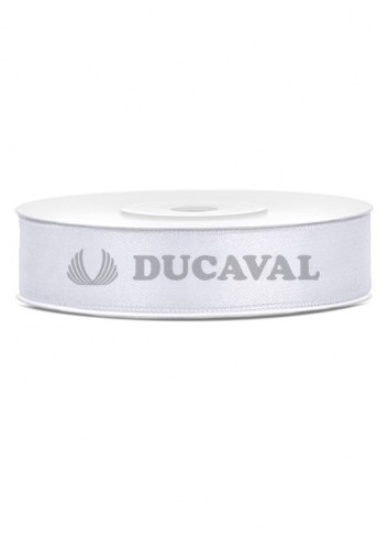 Cinta blanco satín 1.2cmX25m  Disfraces Ducaval