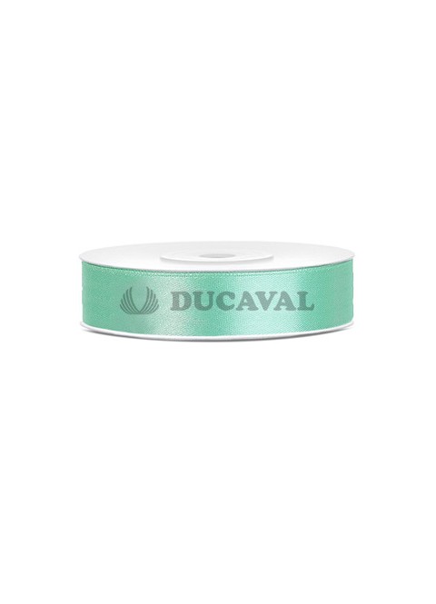 Cinta verde menta satín 1.2cmX25m  Disfraces Ducaval
