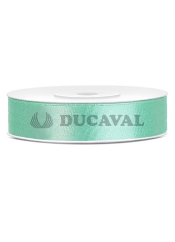 Cinta verde menta satín 1.2cmX25m  Disfraces Ducaval