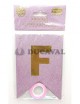 Guirnalda feliz cumpleaños purpurina rosa