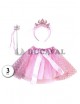 Conjunto princesa tutú, diadema y varita