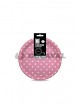 Plato rosa baby lunar blanco 18cm 6ud | Ducaval | Envío 24/48h