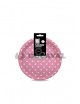 Plato rosa baby lunar blanco 18cm 6ud | Ducaval | Envío 24/48h