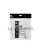 Plato cuadrado transparente 23x23cm 4 ud | Ducaval |