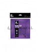 Plato llano cuadrado morado 23x23cm 5ud | Ducaval |