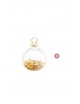 Marcasito bola Navidad oro 4x5.5cm 6ud | Ducaval | Envíos 24/48 horas