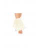 Tobillera hawaiana blanco  | ¡Dale un toque tropical a tus pies! 