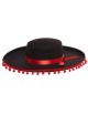 Sombrero cordobes borlas rojas | Ducaval |