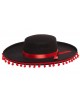 Sombrero cordobes borlas rojas | Ducaval |