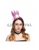 Diadema Princesa Con Corona Rosa