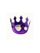 Corona rey tela morado