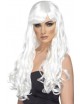 Peluca Desire rizos blanca - Disfraces Ducaval