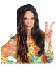 Peluca negra hippie