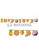 Guirnalda frutas 15pzs 3m