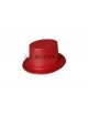 Chistera roja - sombrero carnaval