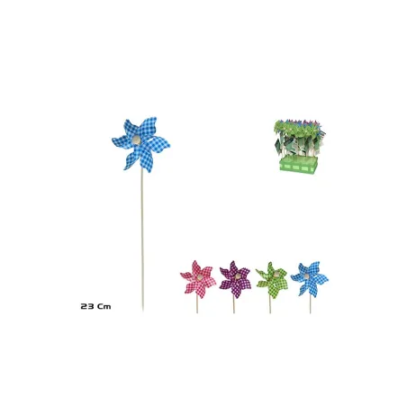 Molinillo de viento jardin vichy 23cm| Ducaval | Envías 24/48 horas 
