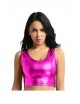 Crop top fucsia metalizado | Ducaval | Envías 24/48 horas 