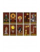 10 cartas voodoo 11x20 cms ideales para fiestas de videntes y pitonisas