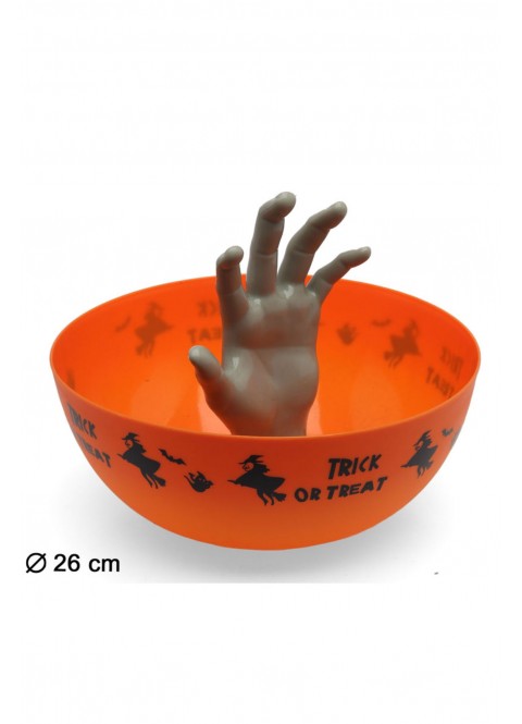 Cuenco de Halloween con mano | Ducaval | Envías 24/48 horas 
