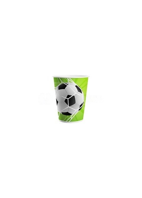 Vasos fútbol 20cl 8 unidades | Ducaval | Envíos 24/48 horas