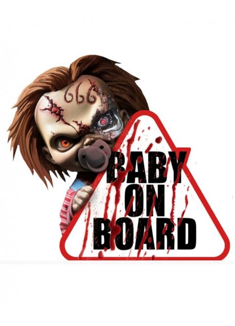 Adhesivo de Child's Play Bebe a Bordo | Ducaval | Envías 24/48 horas 