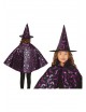 Set de bruja negro-lila infantil  | Ducaval | Envías 24/48 horas 