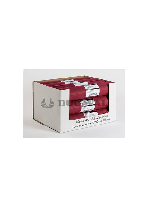 Rollo mantel burdeos 0.40x12m precortado Ducaval envios 24-48 horas
