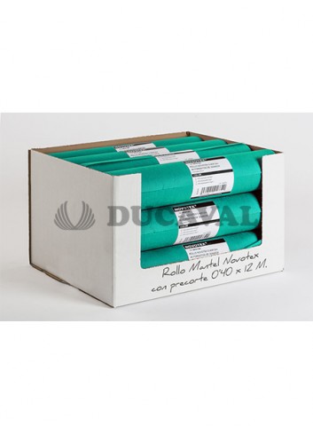 Rollo mantel azul turquesa 0.40x12m precortado Ducaval 24-48 envios