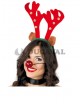 Diadema reno con cascabeles