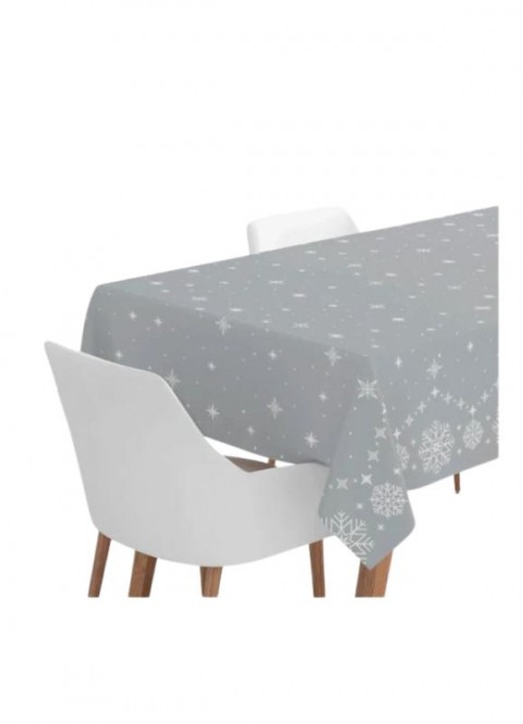 Rollo de mantel  de navidad plata estrellas 1,20m | Ducaval | Envías 24/48 horas 