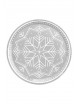 Platos navideños winter plata 17cm | Ducaval | Envías 24/48 horas 