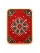 Bandejas navideñas Winter rojo y verde 25cm | Ducaval | Envías 24/48 horas 